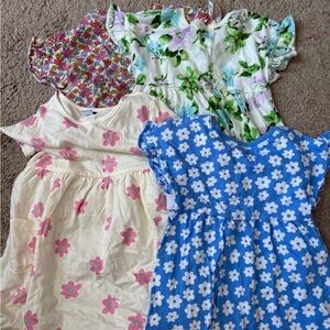 Old Navy Kids Dress Set - Blue, Cream, Green, Multicolor